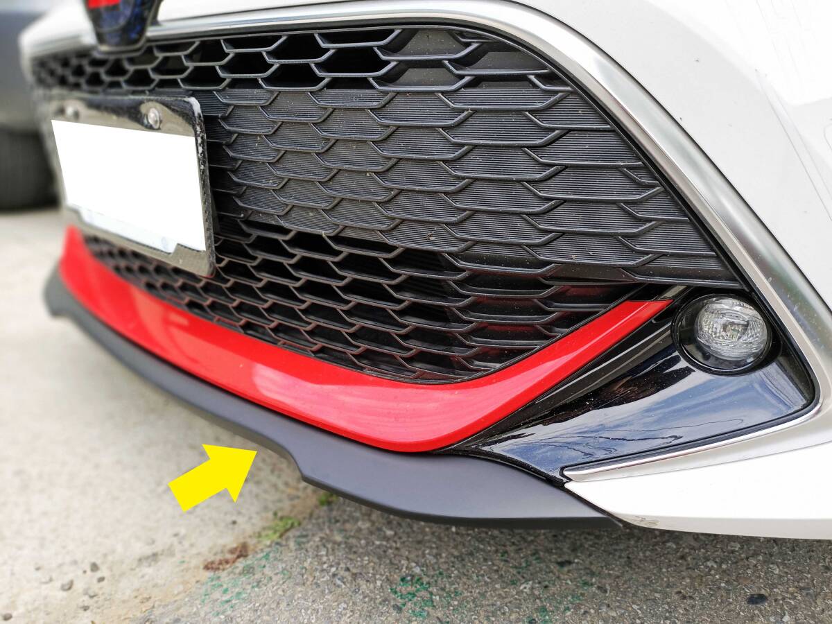 【何色でも塗装可能】2018/6~2021 マイナー前 カローラスポーツ NRE210H NRE214H ZWE211H 塗装費込 フロントリップ フロントスポイラー拍卖