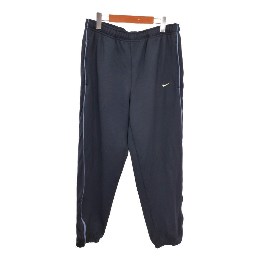 00年代 NIKE ナイキ トラックパンツ スポーツ ネイビー (メンズ L) 中古 古着 S7015拍卖