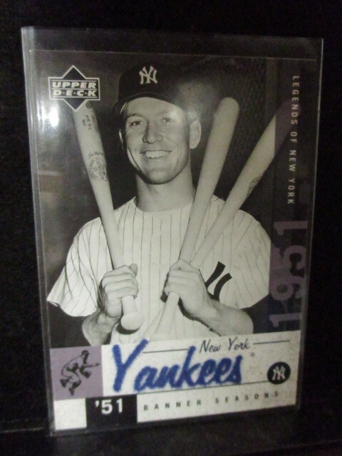 ◎プロ野球カード ミッキーマントル 2001 Upper Deck Legends of NY #144 即決!!拍卖
