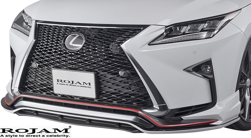 【M's】LEXUS RX 20系 Fスポーツ用 (2015/10-) ROJAM IRT フロントリップスポイラー FRP 未塗装 ロジャム 200t AGL GYL 21-fs-lrx20f拍卖