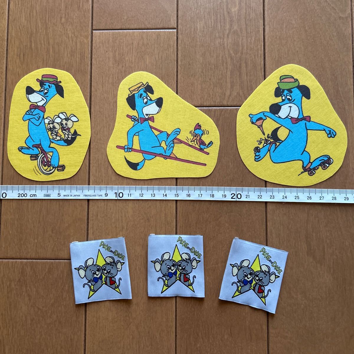 ☆ハンナ・バーベラハックルベリーパッチ&タグセット★拍卖