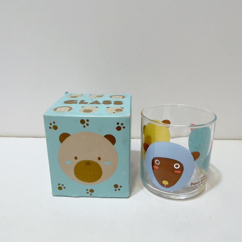 送料無料 即決 新古 未使用★当時物 ファンシーフレンズ グラス コップ 日本製 希少 サンリオ★レトロ拍卖