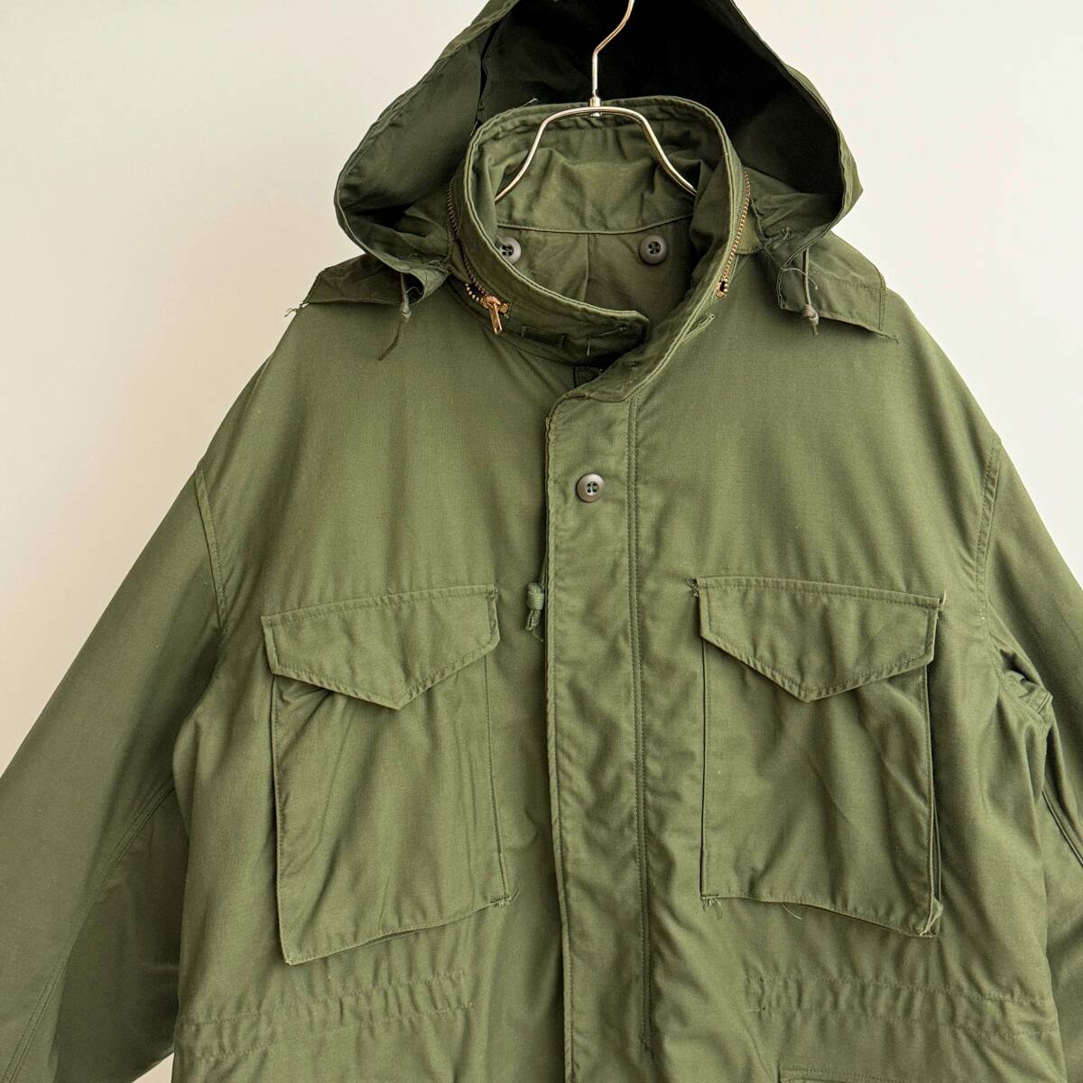 希少《 Mint Condition / Large Short 》70s 美品【 アメリカ軍 米軍実物 M-65 真鍮 L-S ビンテージ ジャケット アメリカ製 M65 】拍卖