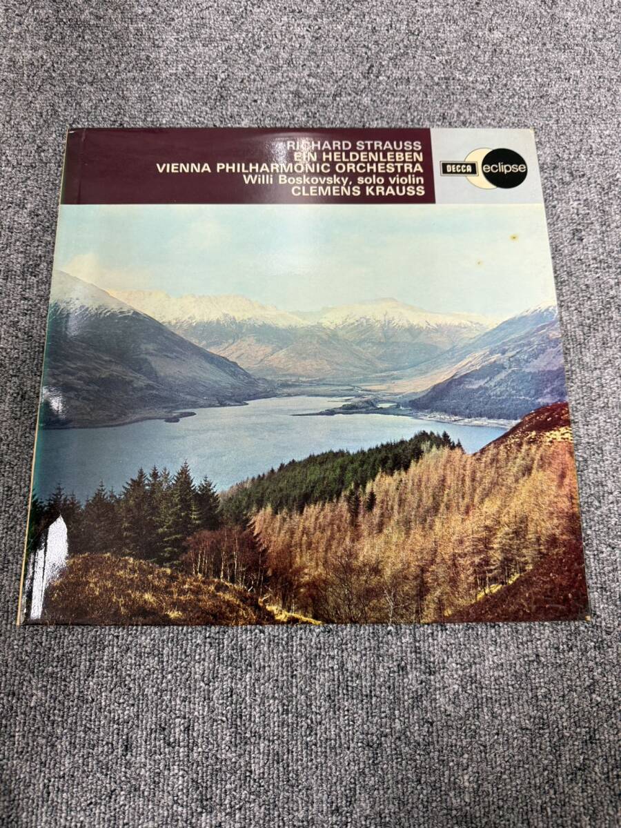 レコード・イギリス番/Richard Strauss, Clemens Krauss - Vienna Philharmonic Orchestra/Ein Heldenleben/Z1108T002拍卖
