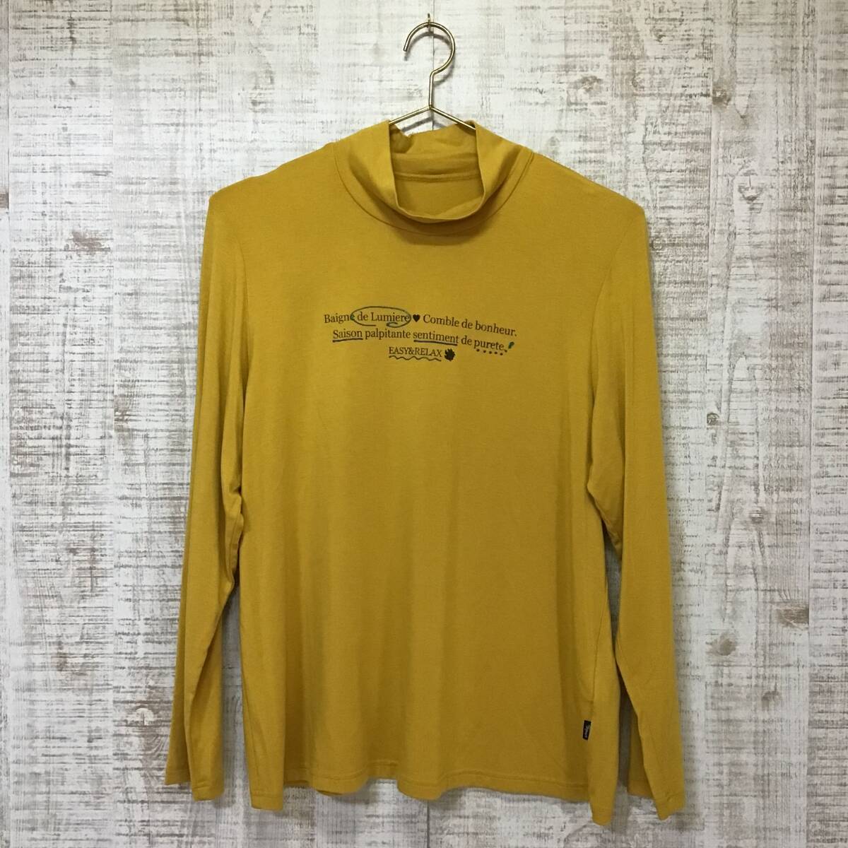 A640◇ATELIER DOREE アトリエドール|長袖 イエロー サイズ表記なし拍卖