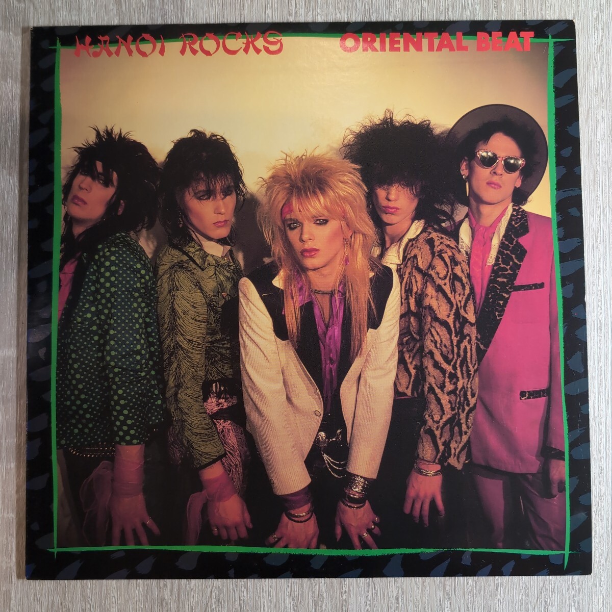 ハノイ・ロックス「oriental beat」邦LPレコード 1982年★★Hanoi Rocks heavy metal hard rock punk拍卖