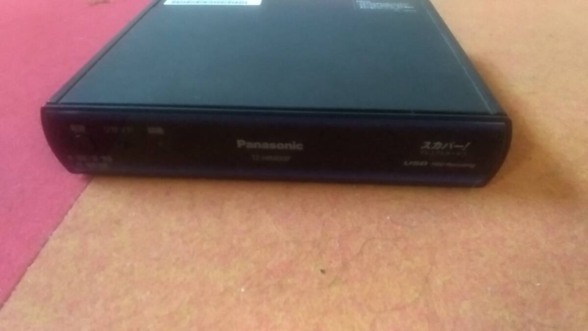 Panasonic TZ-HR400P デジタルCSチューナー パナソニック スカパー チューナー 電源ケーブル リモコン カード なし ジャンク品拍卖