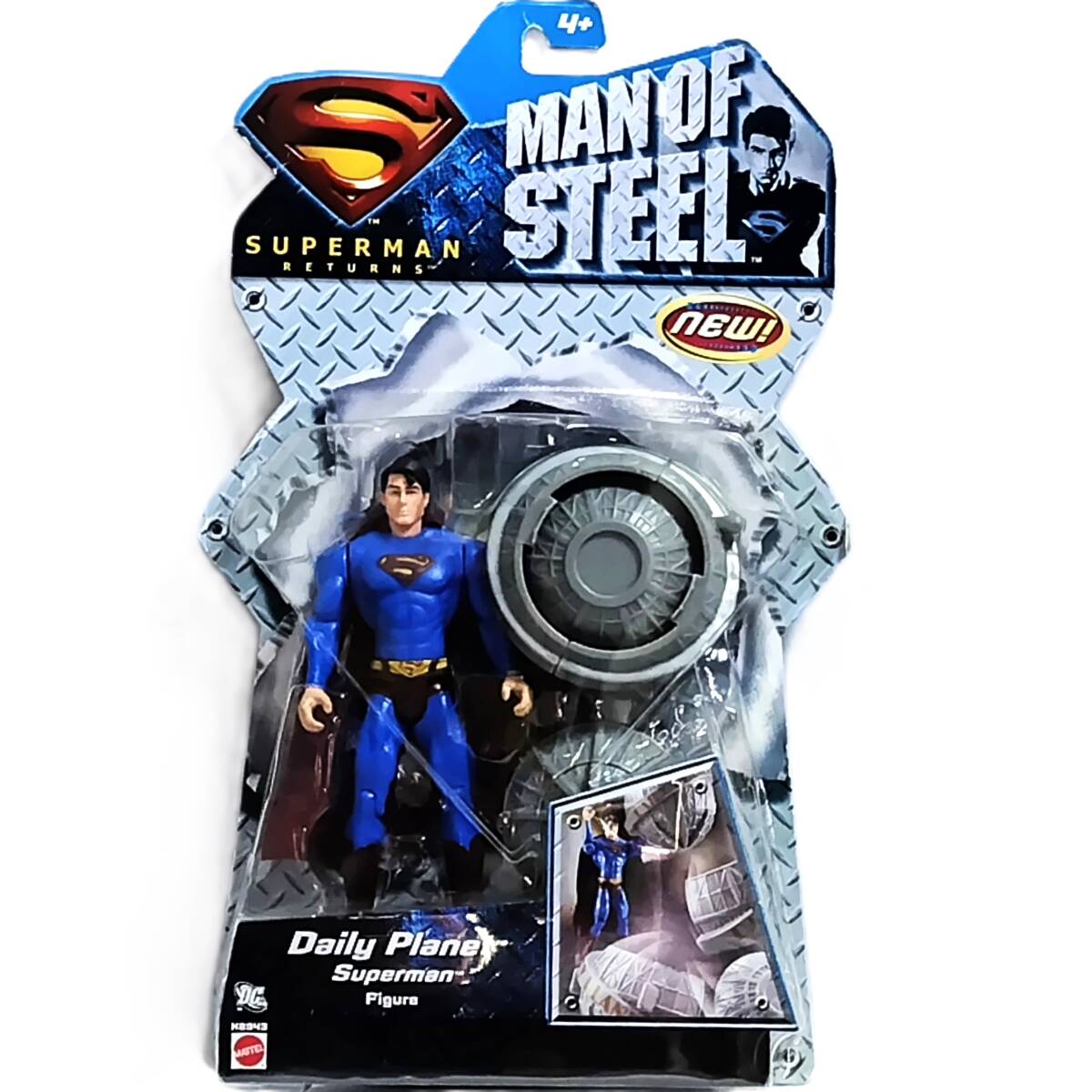 【新品】【未開封】 スーパーマン リターンズ デイリー・プラネット スーパーマン フィギュア マテル 映画 ブランドン・ラウス拍卖