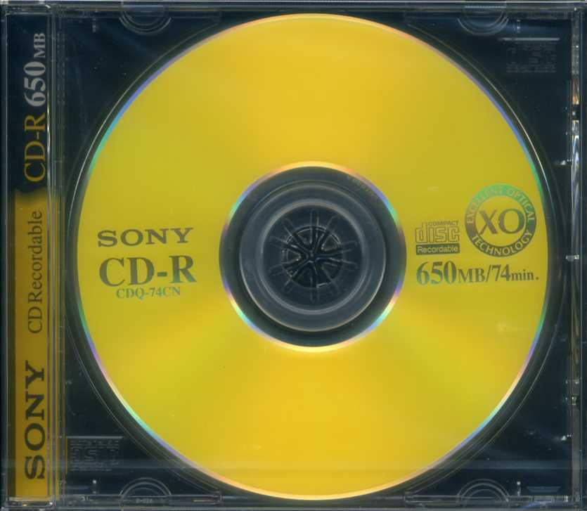 SONY CD-R 650MB/74min 原産国 日本 CDQ-74CNY 1~16倍速 YELLOW ソニー 未開封拍卖