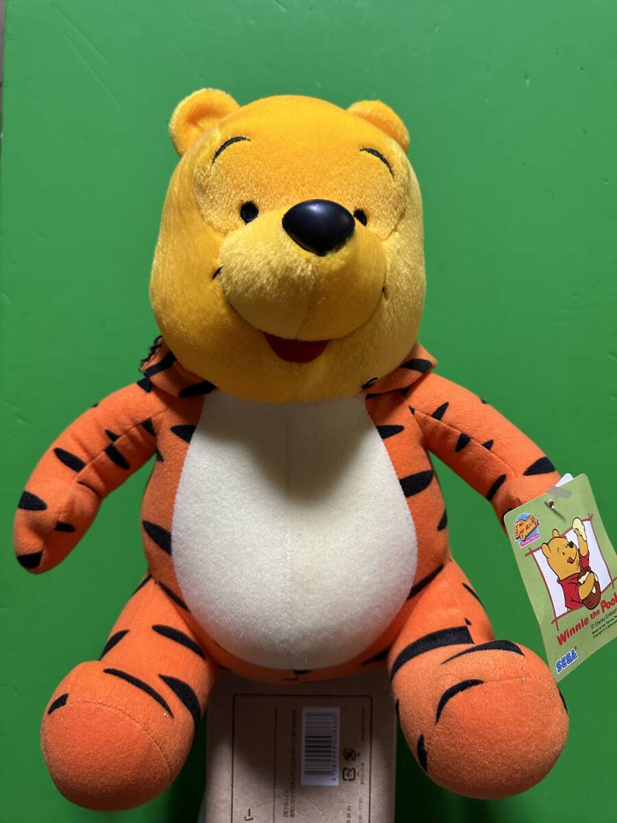 SEGA ディズニー クマのプーさん スーパージャンボ仮装スタイルぬいぐるみ ティガー拍卖