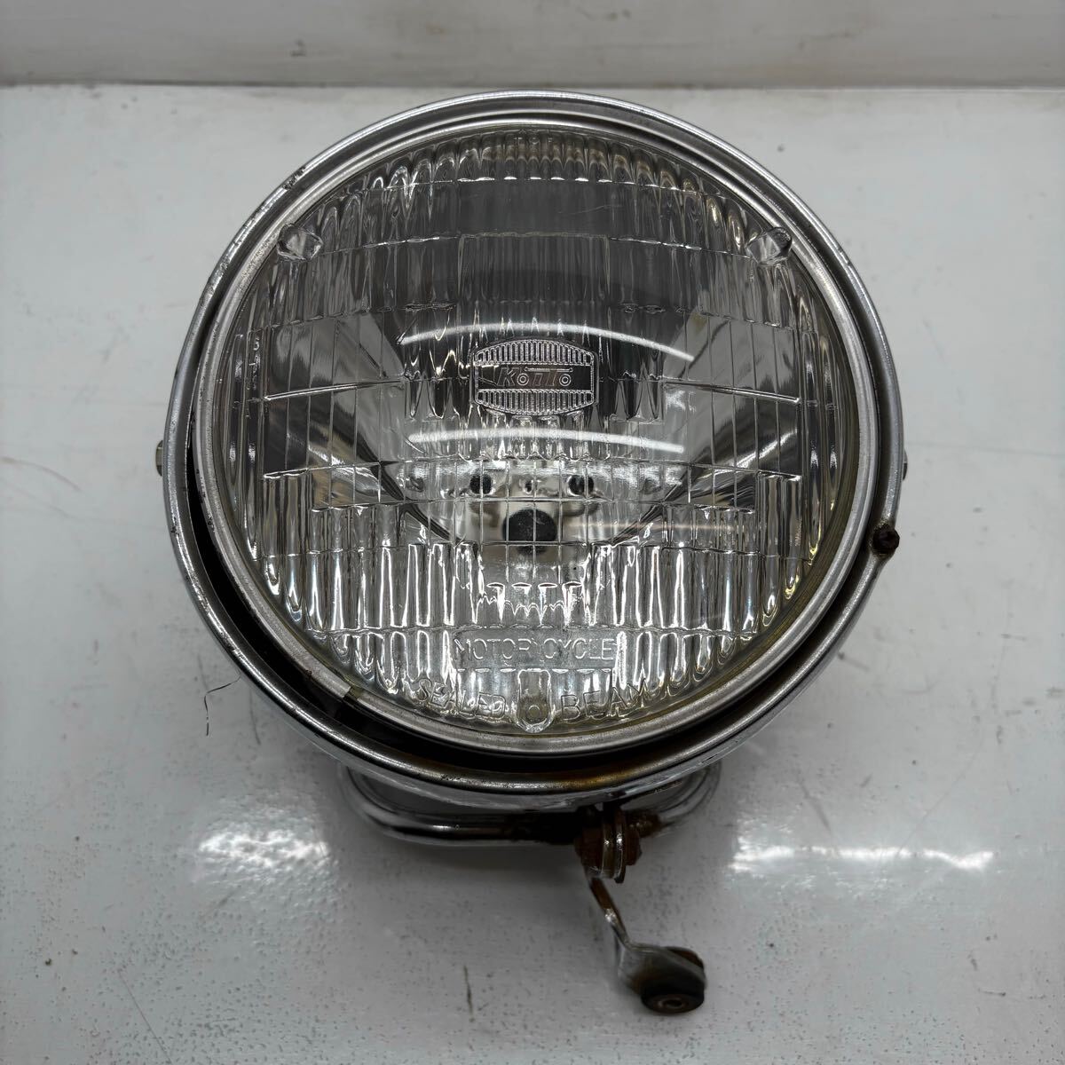 00962 ヤマハ XJ650special 4L6 ヘッドライトレンズ カバー 純正 メッキ拍卖