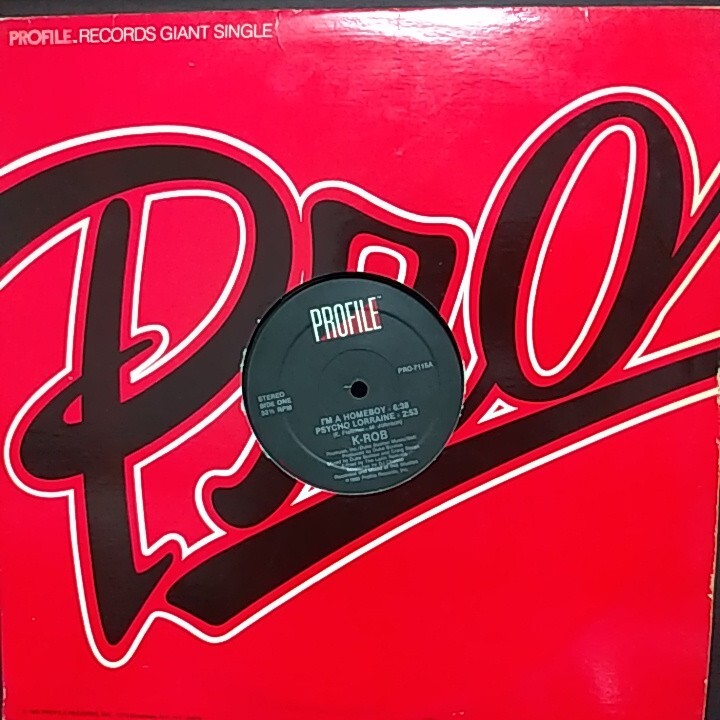 12inch US盤/K-ROB I’M A HOMEBOY拍卖