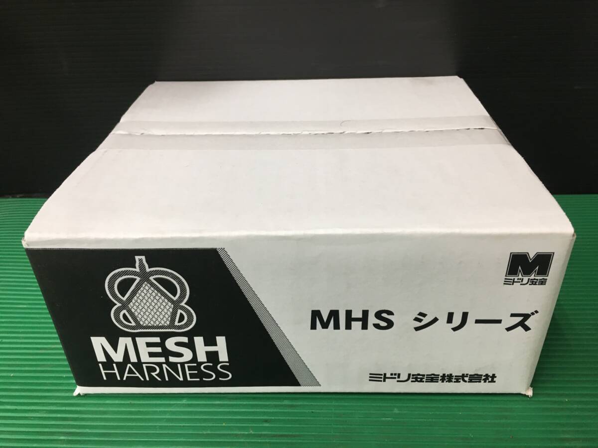 【未使用】ミドリ安全 墜落制止用器具 新規格対応 フルハーネス メッシュハーネス MHS-10H 本体のみ Mサイズ T2501 IT2JX08QHM34拍卖