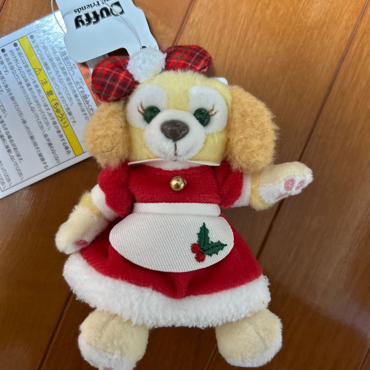 新品タグ付 ダンシング・スノーフレークス クッキーアン ぬいぐるみバッジ Disney クリスマス 拍卖