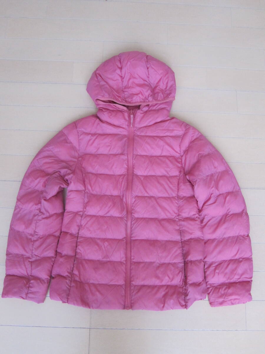 UNI QLO / ユニクロ 中綿ブルゾン、アウター 140cm ピンク 女の子 拍卖