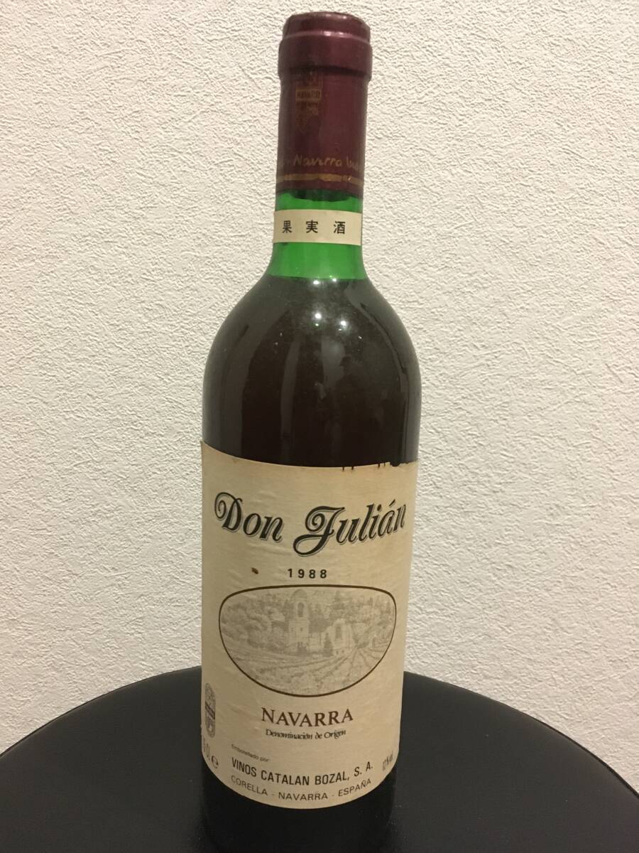 【古酒】Don Julian 1988 スペイン産 赤ワイン 未開封拍卖