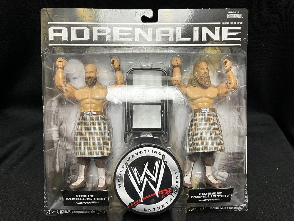 JAKKS:WWE ADRENALINE SERIES 26 ロリー・マクアリスター&ロビー・マクアリスター<ハイランダーズ> (未開封品)拍卖