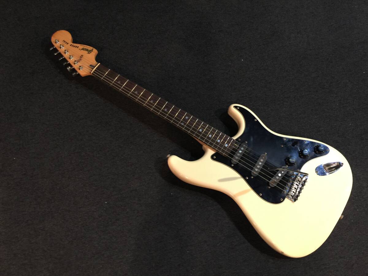 No.052424 1979 GRECO SE-700 WHT/R SUPER REAL JAPAN VINTAGE EX メンテ済み 富士弦楽器製 EX拍卖
