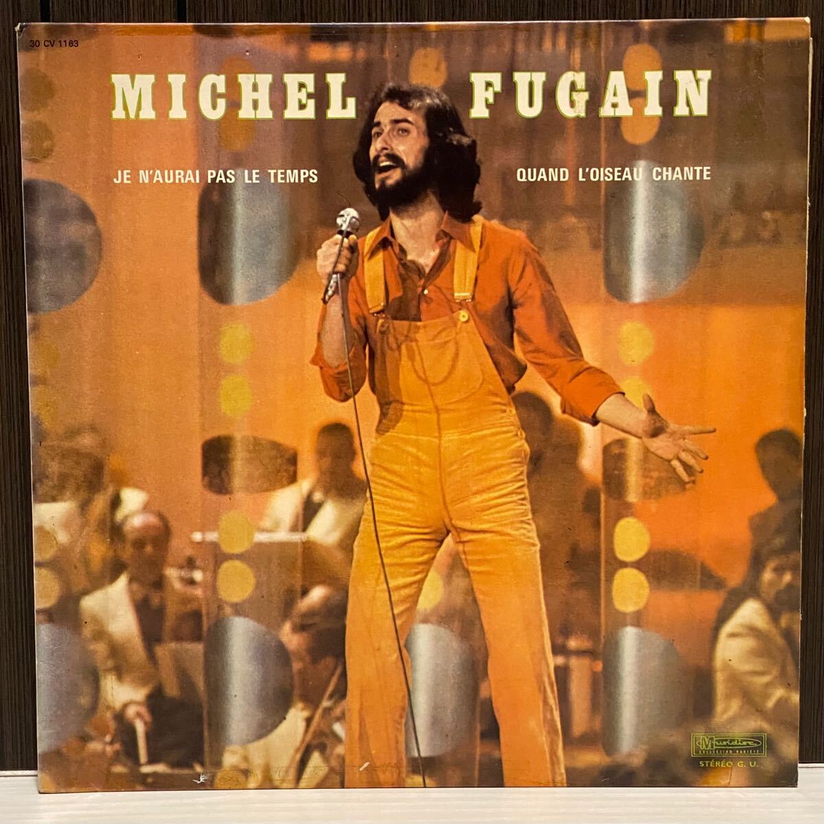 LP/ROCK/MICHEL FUGAIN/S.T./MUSIDISC/FRANCE PRESS/30 CV 1163/ミシェル・フーガン/69年作拍卖