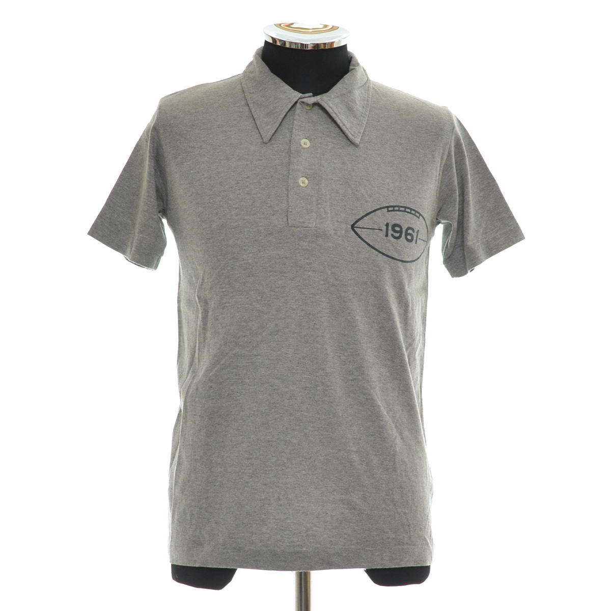 〇446361 【値下げ】WAREHOUSE DUBBLE WORKS ダブルワークス ○ポロシャツ 半袖 バックプリント MUSTANGS SUICIDE SQUAD サイズS メンズ拍卖