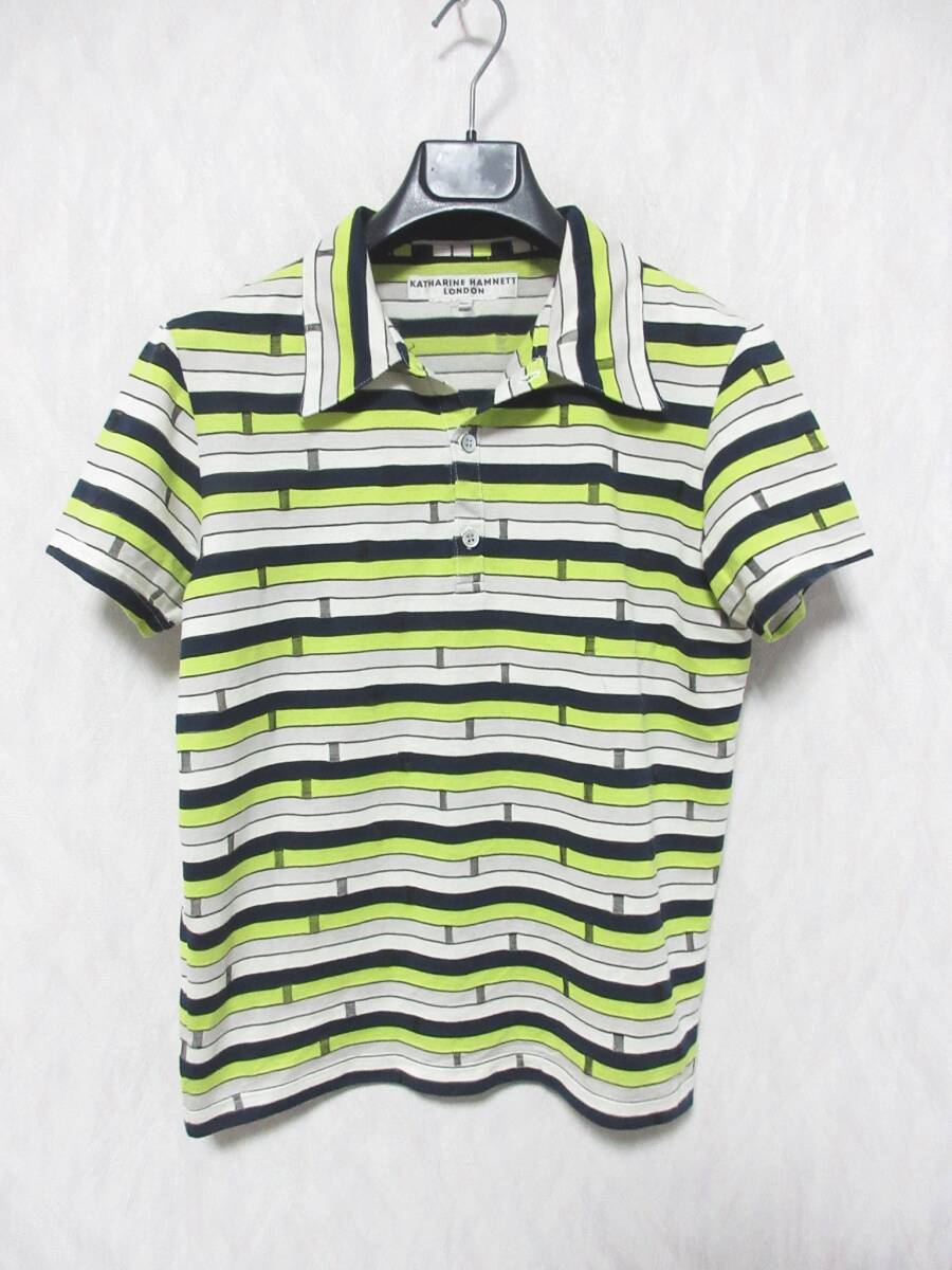 KATHARINE HAMNETT キャサリンハムネット 半袖 ポロシャツ メンズ M irmri yg6549拍卖