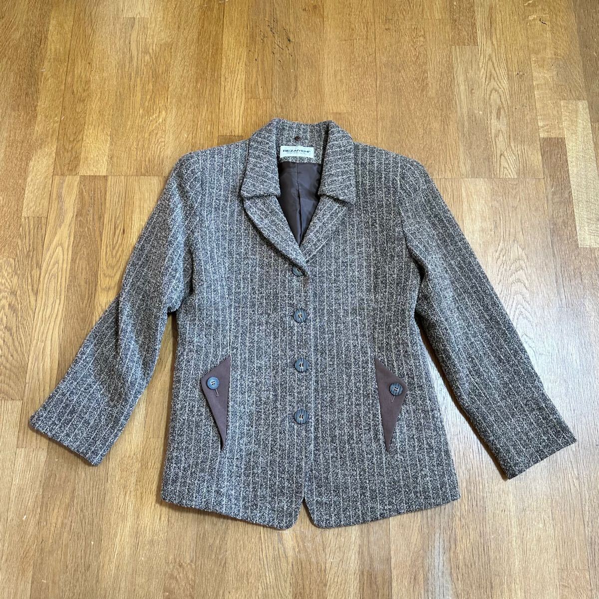 昭和レトロ【REZAIYEHI】レディース ヴィンテージ ウールジャケット M拍卖
