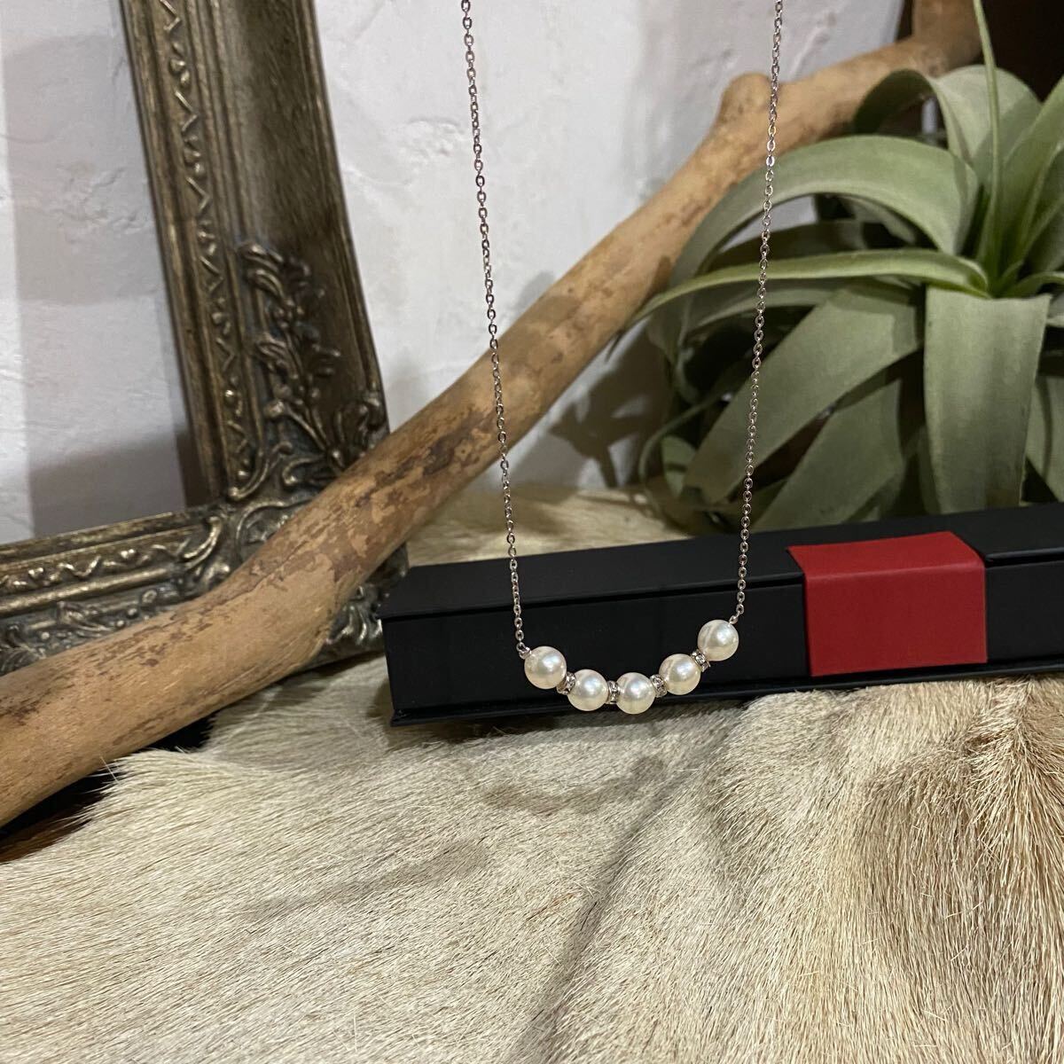 フォーマルシーンにもオススメ! *パール×ラインストーンネックレス* 拍卖