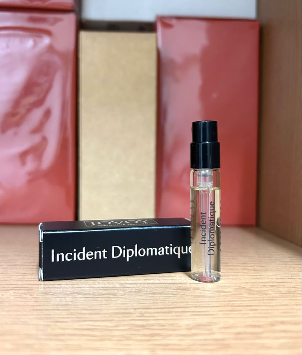 《送料無料》ジョヴォワ インシデント ディプロマティック オードパルファム 2ml サンプル ※未使用※ #JOVOY PARIS拍卖