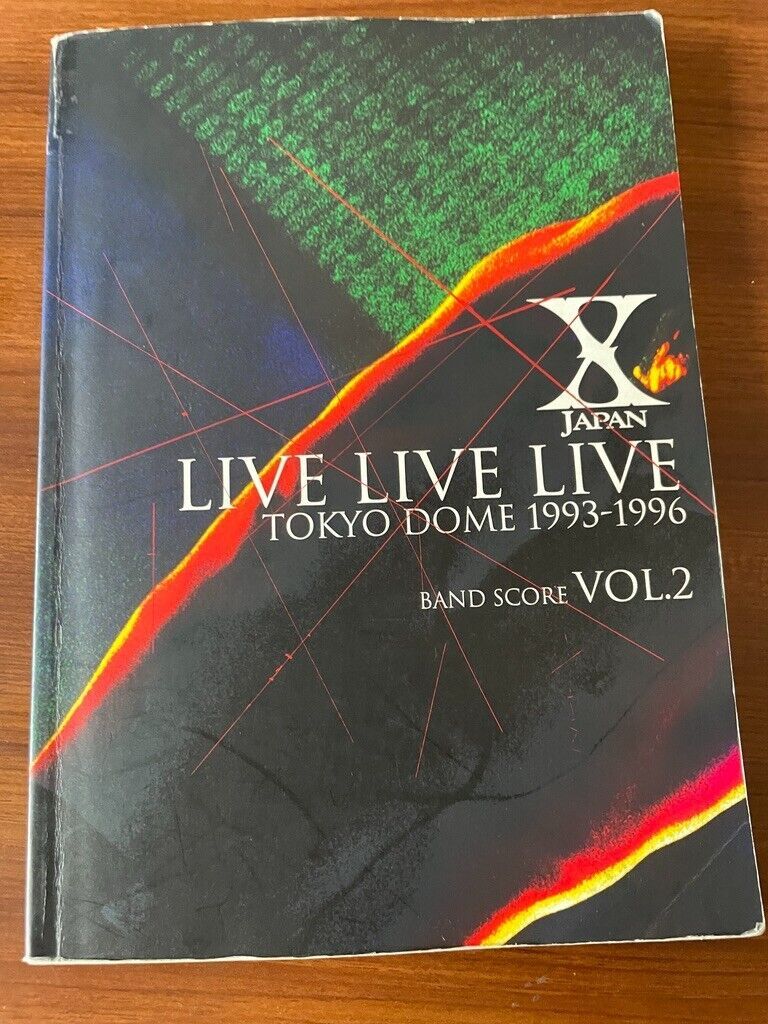 ★ X JAPAN Tokyo Dome Live 1993-1996 Vol.2 ヨシキ Yoshiki エックスジャパン バンドスコア 楽譜 東京ドーム ライブ拍卖