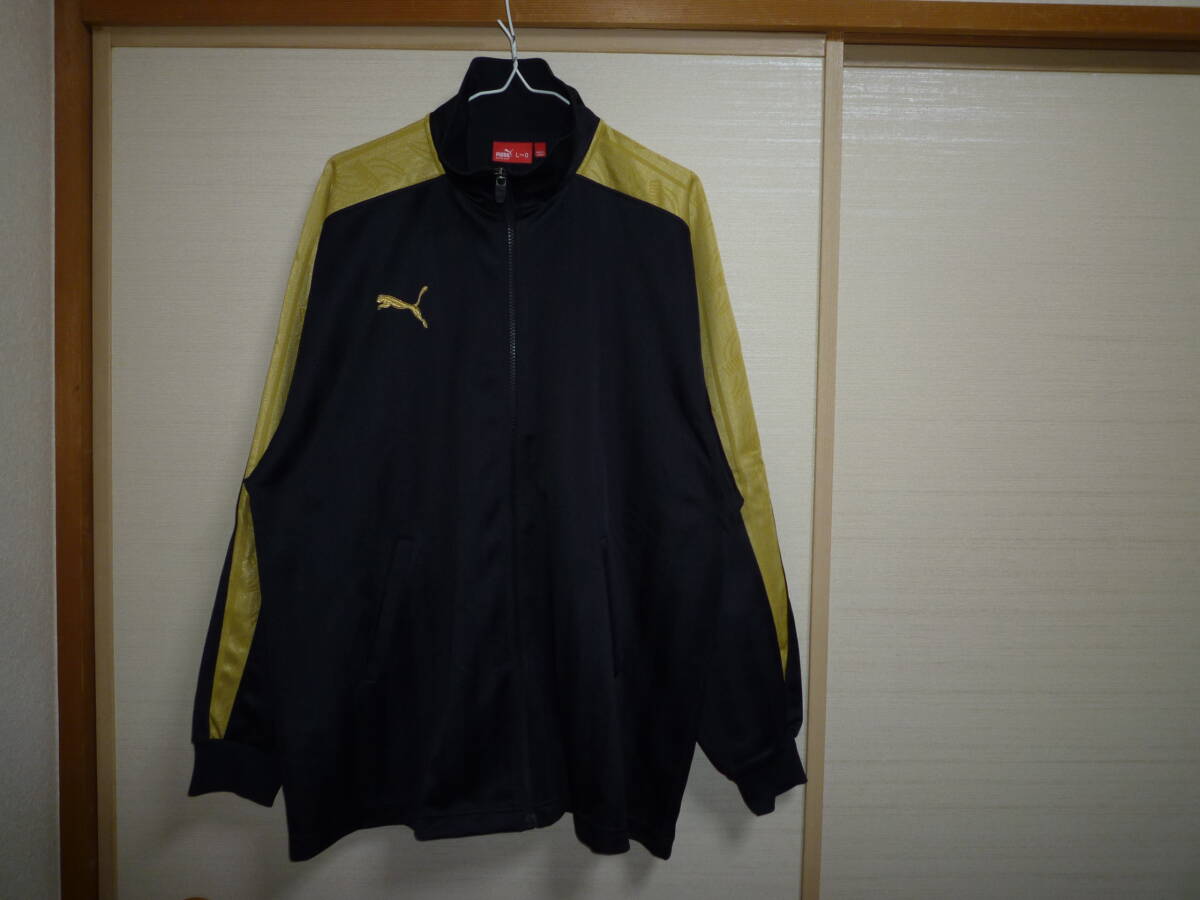 プーマ シャドーストライプジャージ 黒×金 L~Oサイズ拍卖