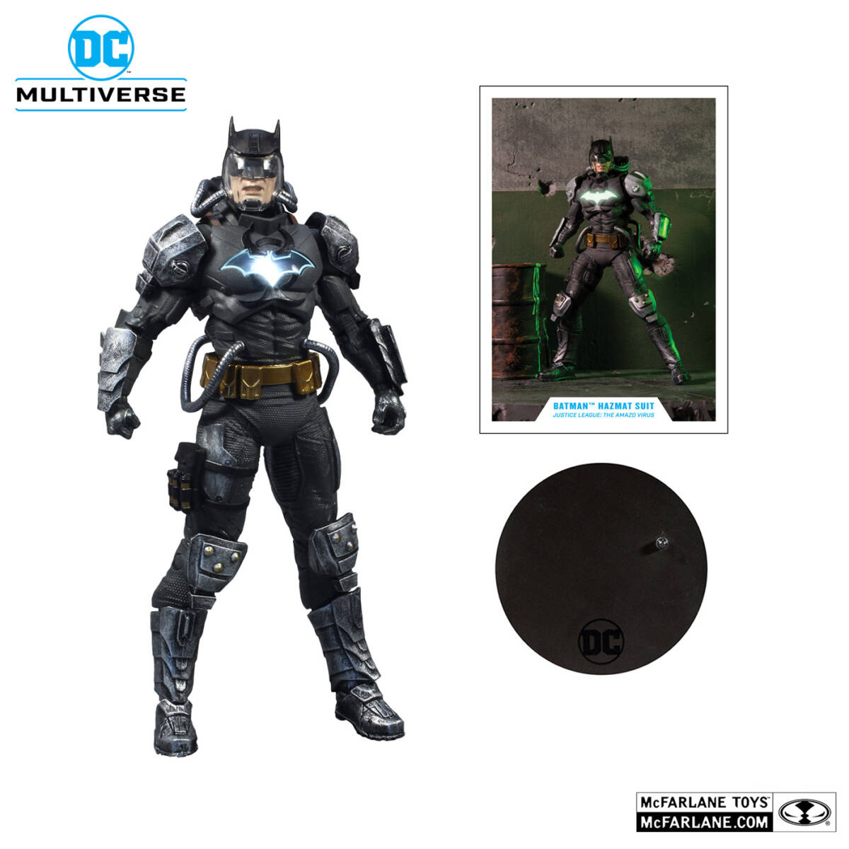 DCマルチバース #099 バットマン ハズマット・スーツ ライトアップ・バットマンシンボル マクファーレン・トイズ拍卖