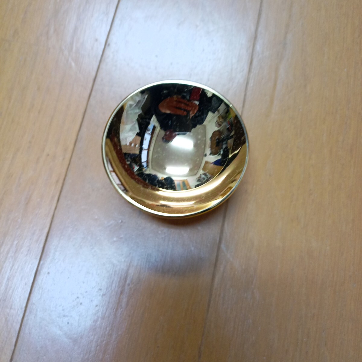 24KGP盃 金杯 箱入美のしおり メッキ 桐箱 さかずき 保管品 拍卖