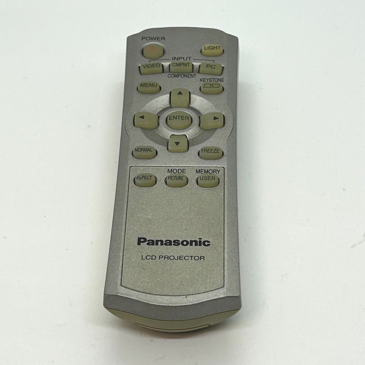 赤外線発光確認済み Panasonic N2QAEA000018 リモコン パナソニック プロジェクター 拍卖