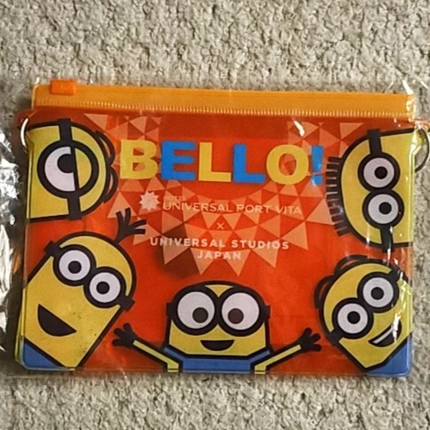 【未使用】ミニオンズ『オリジナル・スライダー式パスケース』オレンジ〈USJ〉拍卖