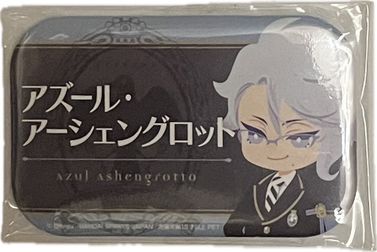 同梱可 アズール・アーシェングロット スクエア型缶バッジ~ネームバッジver. ディズニー ツイステッドワンダーランド ナムコ限定 TWS-128拍卖