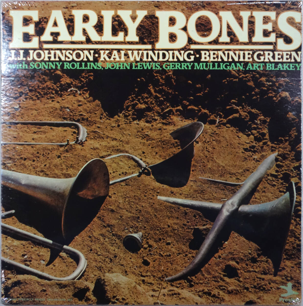 ◆J.J. JOHNSON/KAI WINDING/BENNIE GREEN / EARLY BONES (US 2LP/Sealed) -Sonny Rollins, Gerry Mulligan, Art Blakey, Prestige拍卖