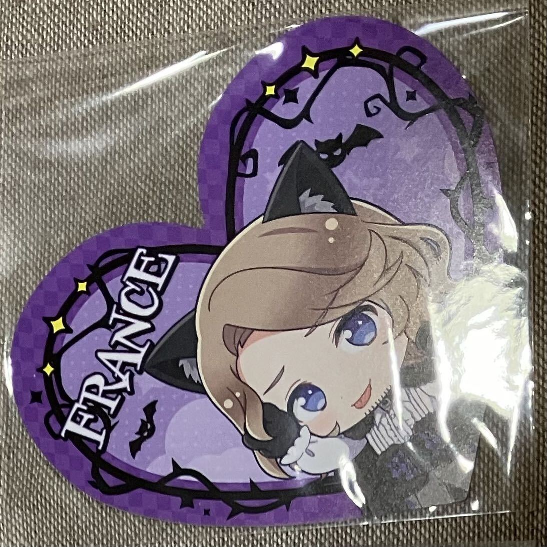 ヘタリア World★Stars アモカフェ コラボ特典 ハートカード フランス AMOCAFE ハロウィン拍卖