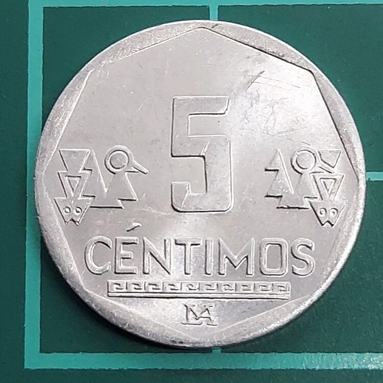 ペルー 5センティモ硬貨 2018年 外国コイン 拍卖