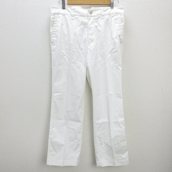 G■アダバット/adabat ゴルフパンツ/スポーツウェア【50】白/men's/120【中古】■拍卖