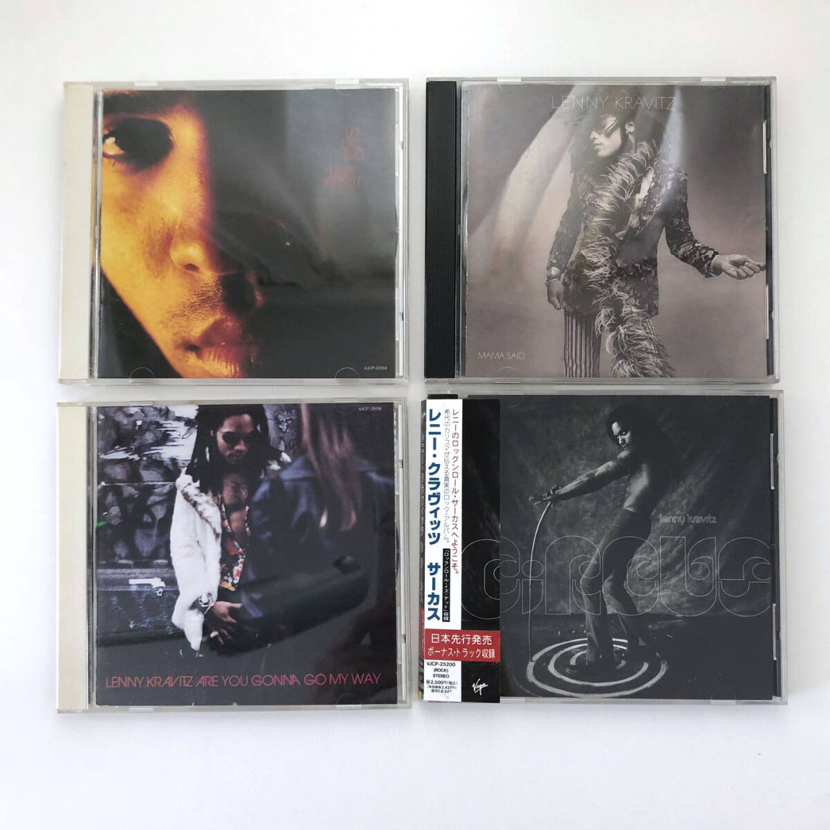 送料無料 ★美品 Lenny Kravitz 4枚おまとめ 帯付き サイン付き拍卖