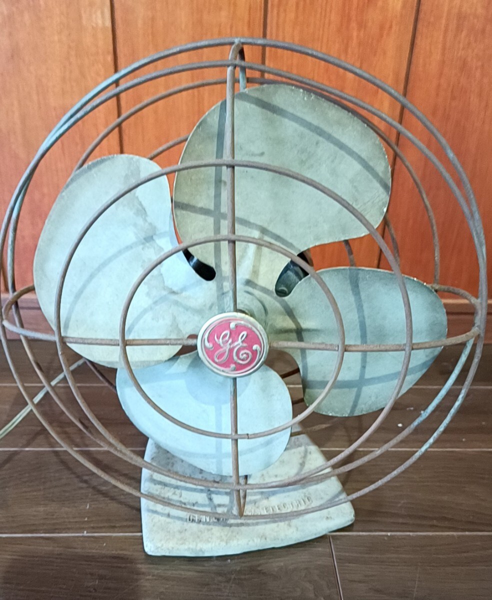 (999)GE扇風機 アンティーク 昭和レトロ拍卖