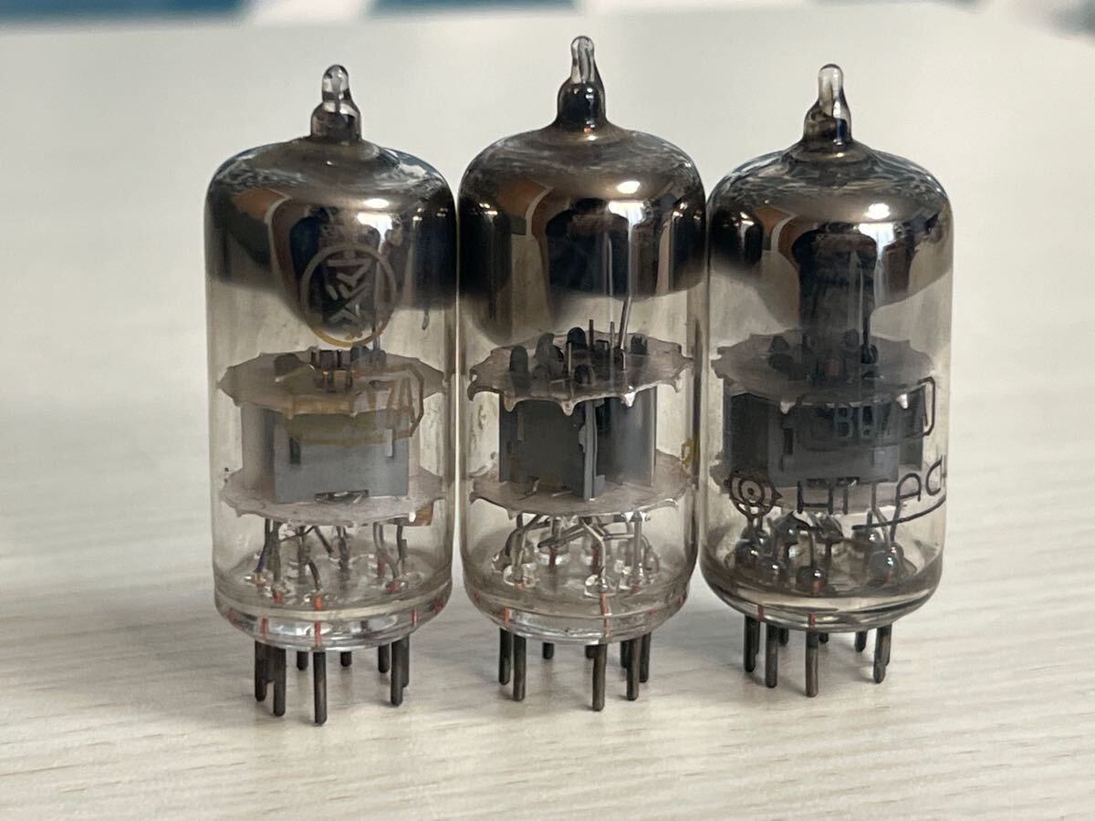 6BQ7A 3本 マツダ 日立 試験済み 真空管拍卖