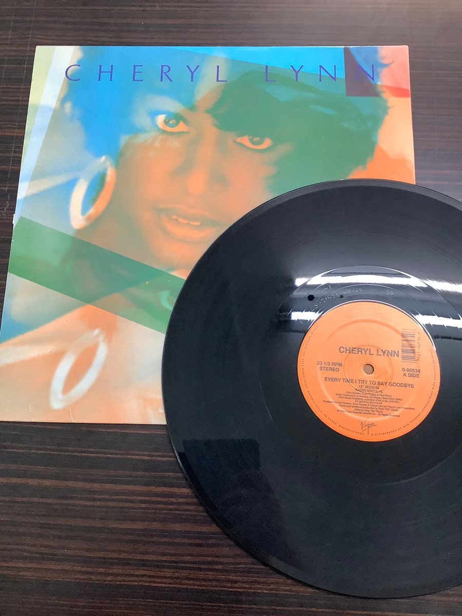 ◆日 J 1101 83 Cheryl Lynn Every Time I Try To Say Goodbye VIRGIN Records 0-96534 -定形外拍卖
