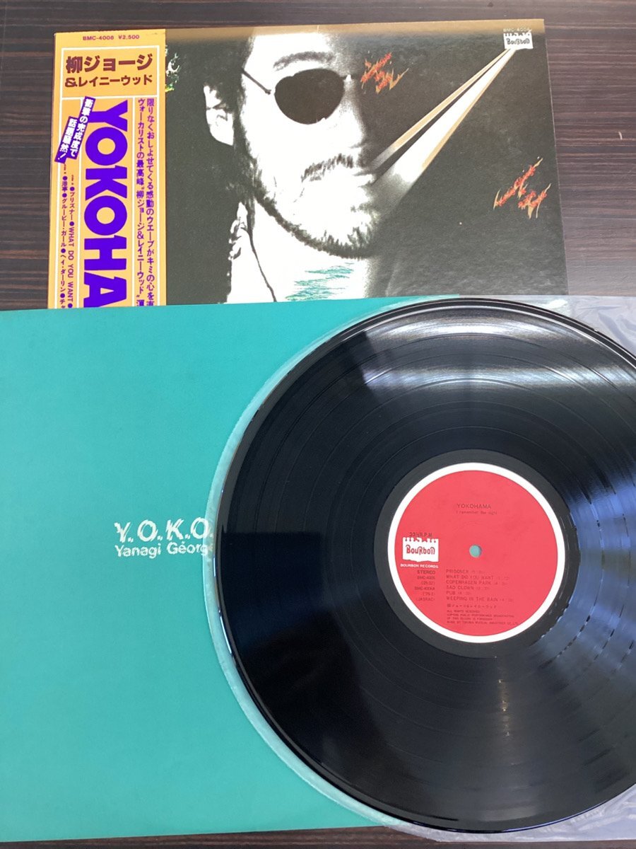 ◆日 J 1108 186 George Yanagi & Rainy Wood 柳ジョージ レイニーウッド YOKOHAMA Bourbon Records BMC-4006 -定形外拍卖
