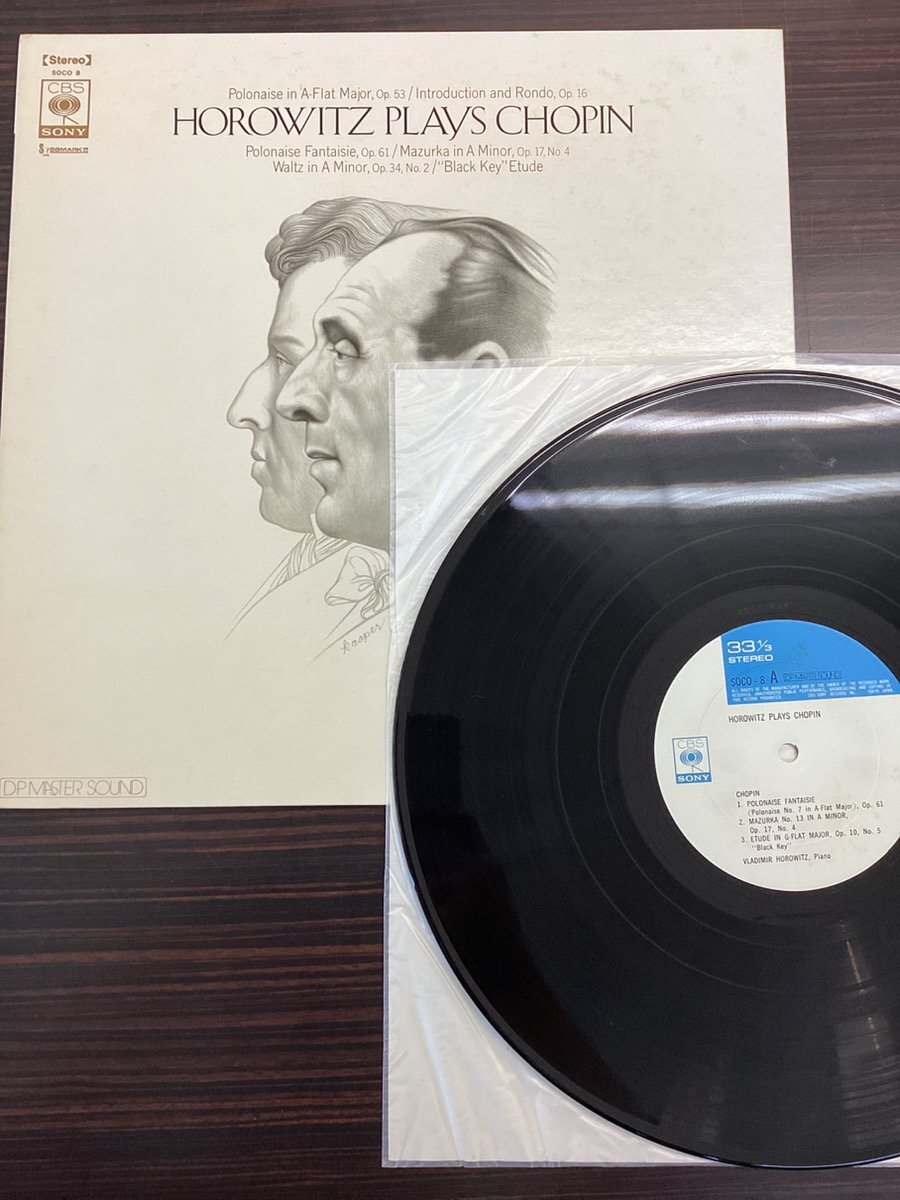 ◆日 J 1108 187 Chopin Horowitz HOROWITZ PLAYS CHOPIN CBS SONY Records SOCO8 -定形外拍卖