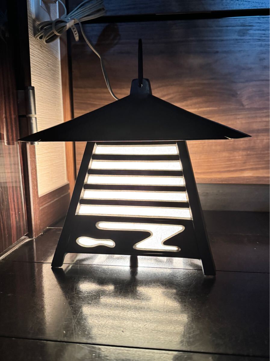 和照明/北陸銅器/日本/吊り照明/吊灯篭/ライト/ナイトライト/土産京都 風/アンティーク/伝統工芸品/インテリア/白熱照明/昭和レトロ/日本製拍卖