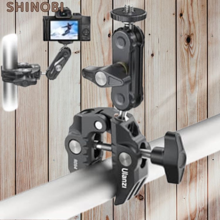 スーパークランプ ボールヘッドアーム 蟹バサミクランプ マジックアーム 雲台 デスク バイク ベストアングル プロジェクター ウェブカメラ拍卖