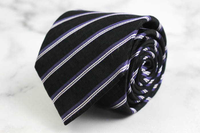ザショップティーケーミクスパイス ブランド ネクタイ シルク ストライプ柄 PO メンズ ブラック THE SHOP TK MIXPICE拍卖