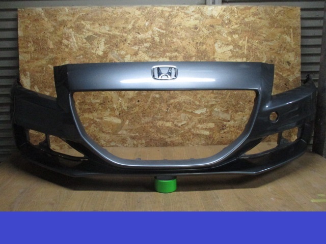 【凸凹無し】ホンダ/CR-Z/ZF1 ZF2/後期/純正/フロントバンパー/71101-SZT-ZY00/ポリッシュドメタルメタリック/NH737M/グレーメタリック/KTC拍卖