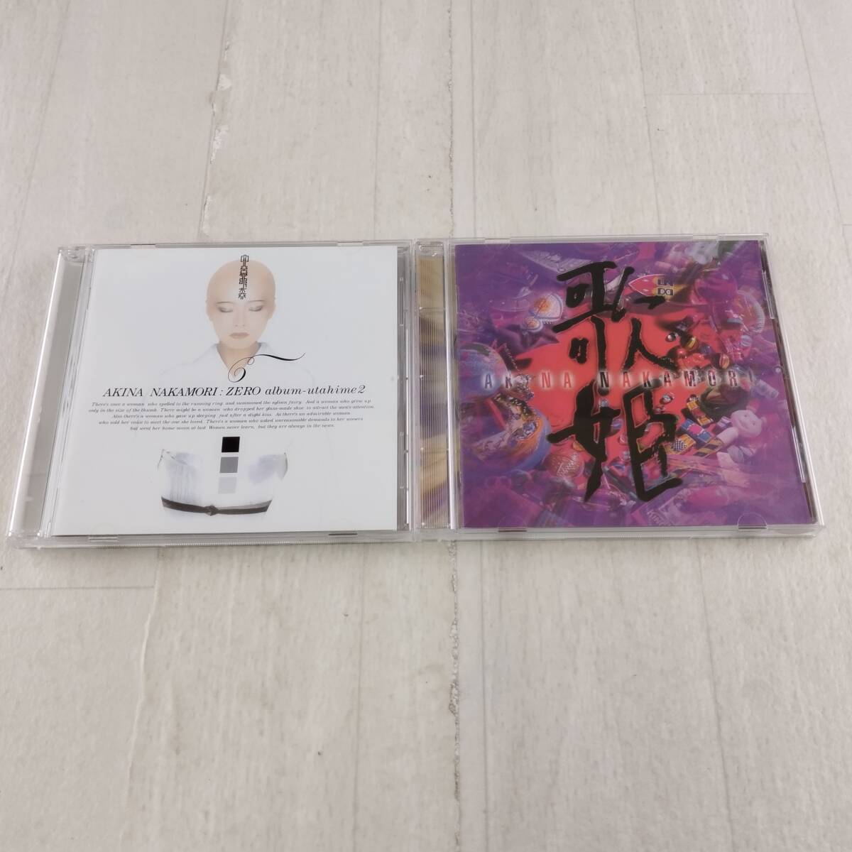 1JC6 CD 中森明菜 ZEROalbum 歌姫 歌姫2 2枚セット 拍卖